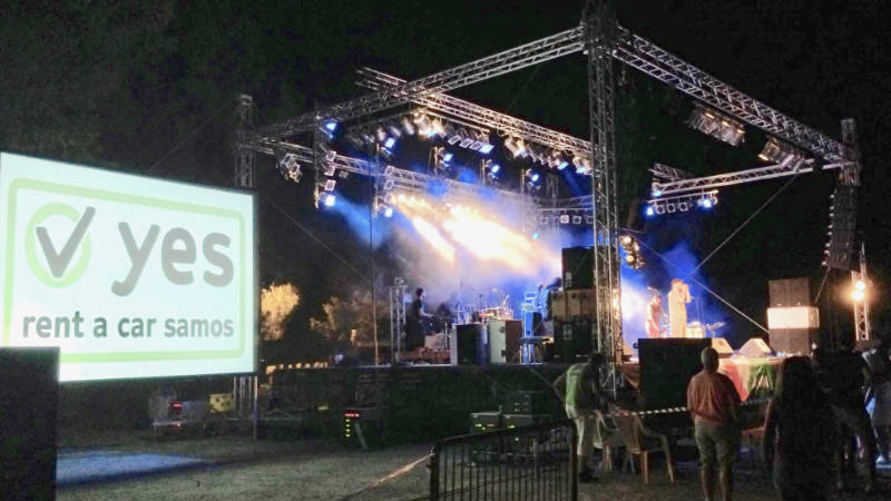 ireon music festival samos sponserd by yes rent a car samos 3